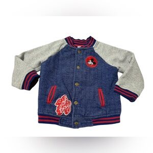 Disney Baby Mickey Mouse Varsity Jacket
Size: 18-24M